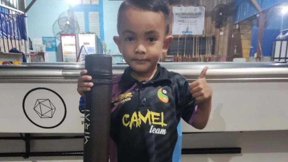 Fajar Alamri, Bocah 5 Tahun dari Toli-Toli Siap Berlaga di Turnamen Billiard Internasional