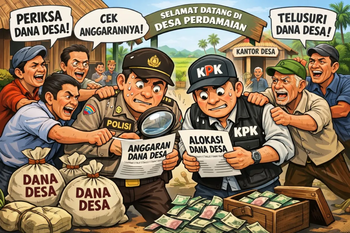 APH Diminta Selidiki Penggunaan Anggaran DD dan ADD di Desa Perdamaian