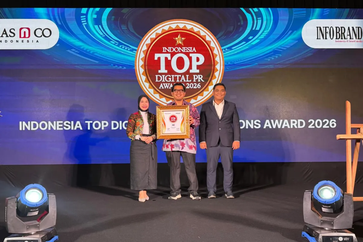 JNE Terima Penghargaan TOP Digital PR Award 2026 atas Keberhasilan Komunikasi Digital