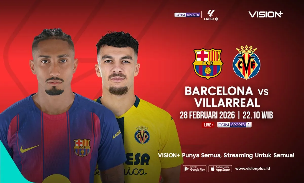 Jadwal Barcelona vs Villarreal: Pertandingan Krusial Liga Spanyol di VISION+
