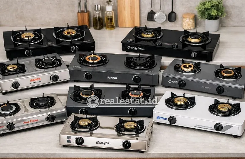Rekomendasi Kompor Gas 2 Tungku Terbaik 2026 untuk Dapur Modern