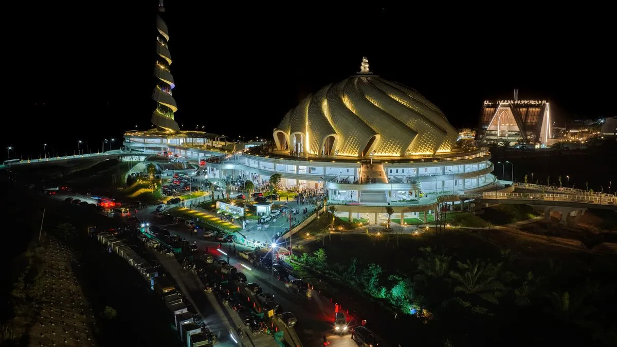 Ribuan Jamaah Sambut Ramadan di Masjid Negara IKN