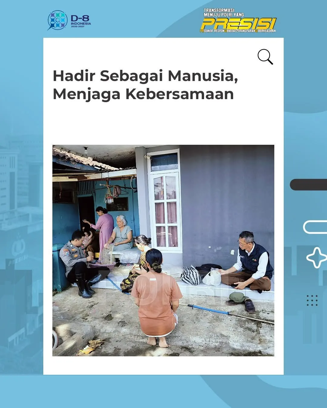 Polri Perkuat Hubungan dengan Masyarakat Melalui Kunjungan Door to Door