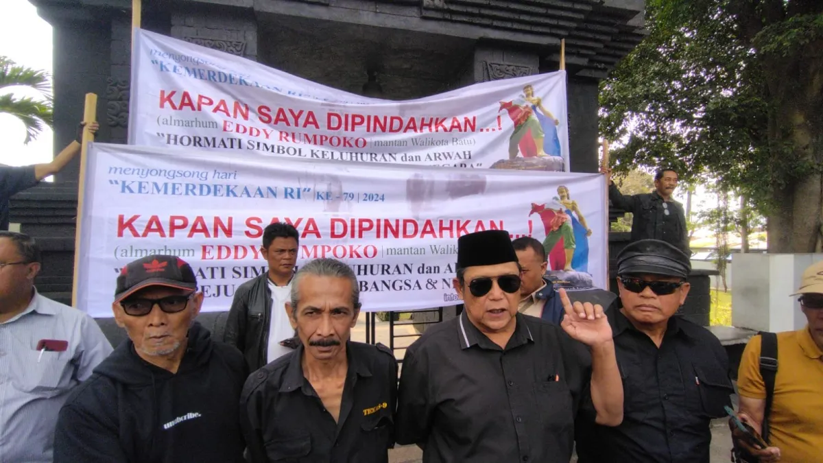 Forum Warga Batu Mendesak Pemindahan Jenazah Eddy Rumpoko dari TMP Suropati