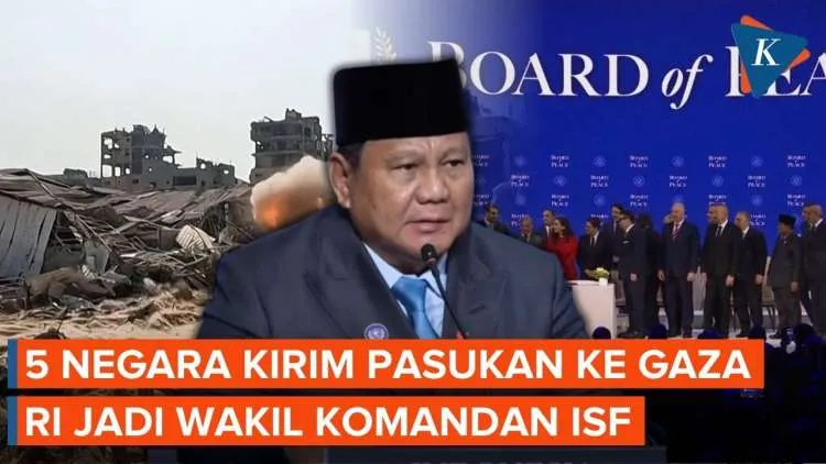 Indonesia Ditetapkan Sebagai Wakil Komandan Pasukan Stabilisasi Internasional di Gaza