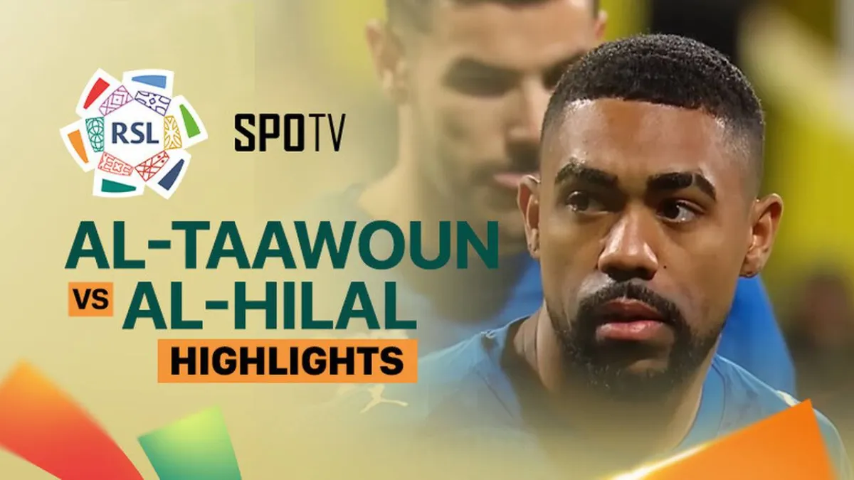 Sorotan Pertandingan Al-Taawoun vs Al-Hilal di ROSHN Saudi League 2025/26