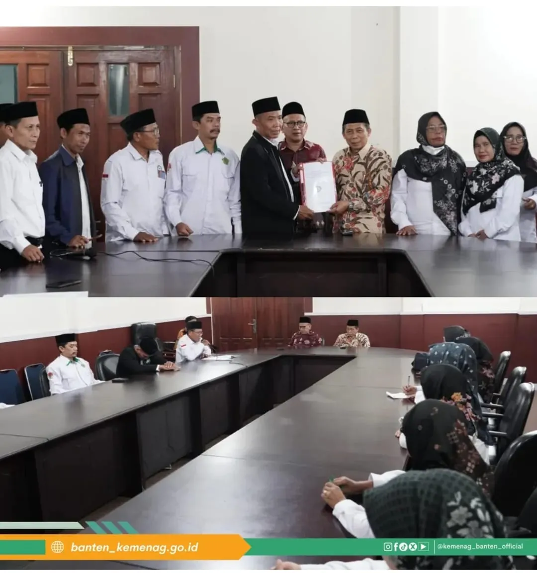 Kemenag Banten Bahas Kesejahteraan Guru Madrasah dalam Audiensi dengan PGMM