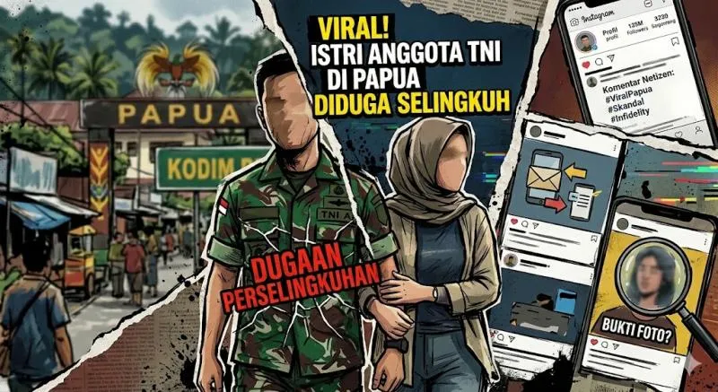 Pomdam XVII/Cenderawasih Selidiki Dugaan Perselingkuhan Istri Anggota TNI