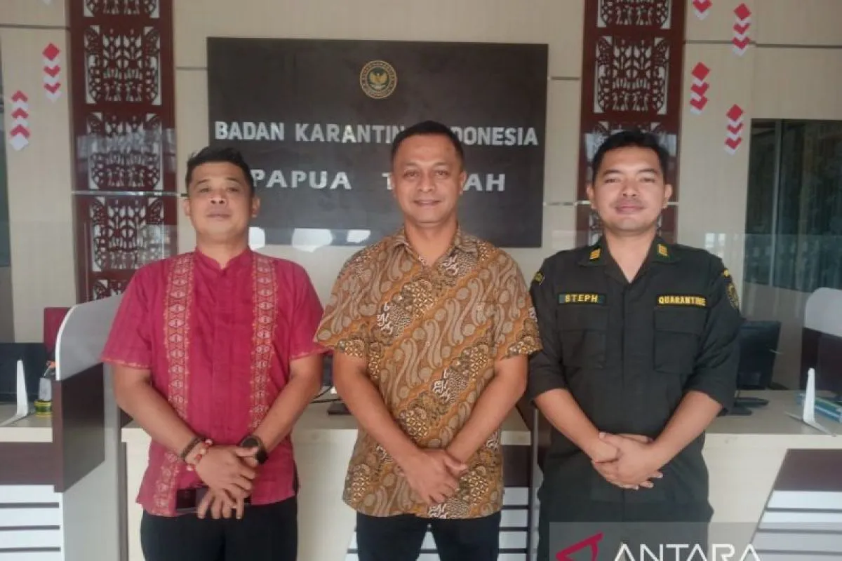 Karantina Papua Tengah Awasi Lalu Lintas Komoditas di Lima Pintu Masuk