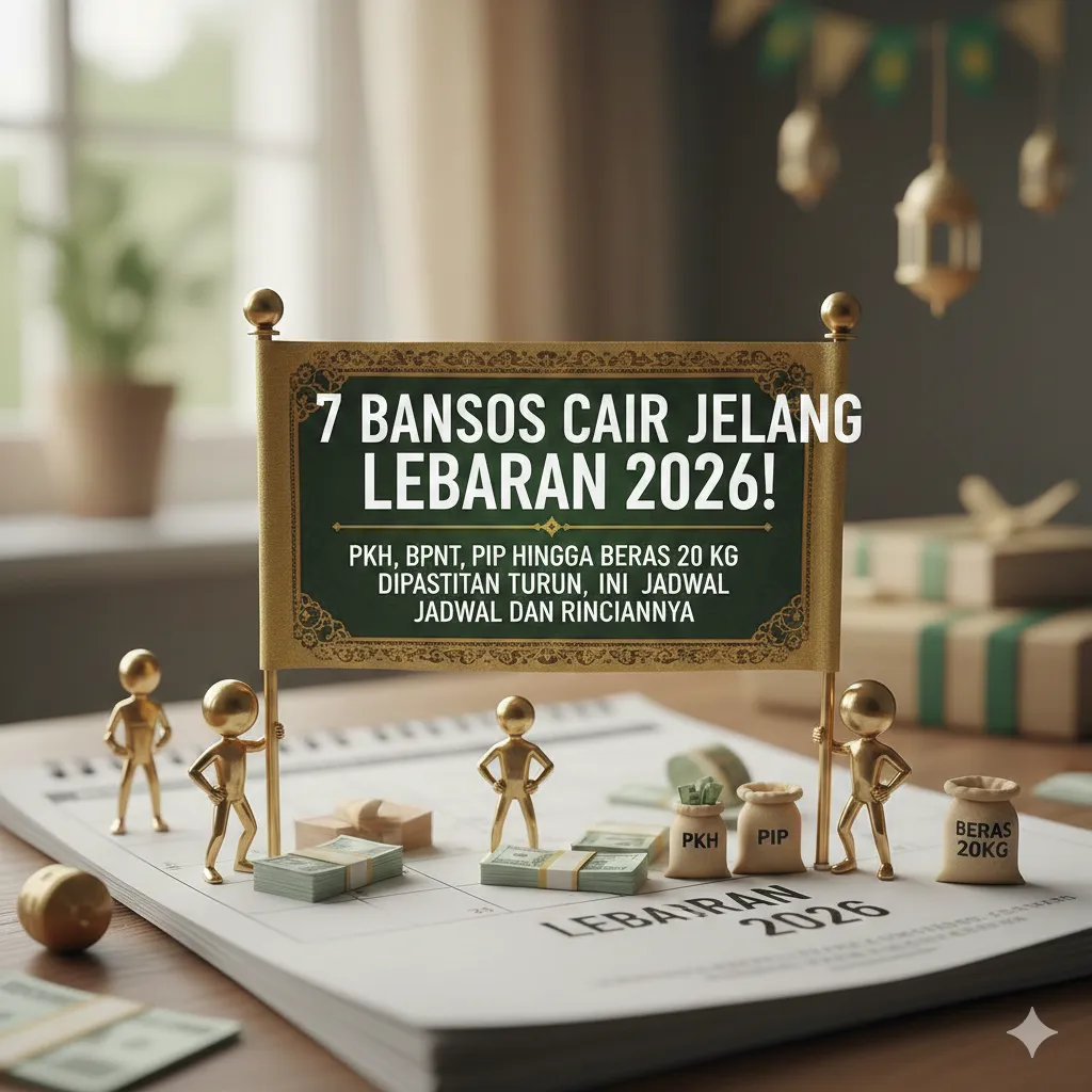 Tujuh Bansos Siap Cair Menjelang Lebaran 2026