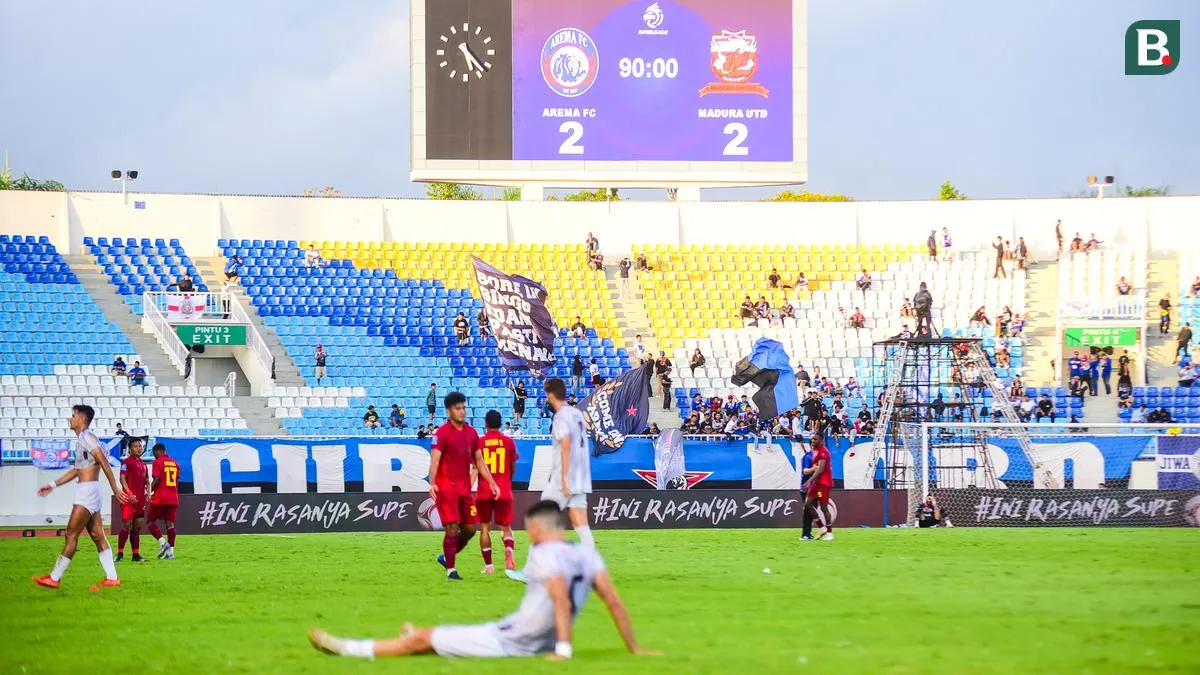 Madura United Waspada Hadapi Arema FC dengan Catatan Nyaris Sempurna