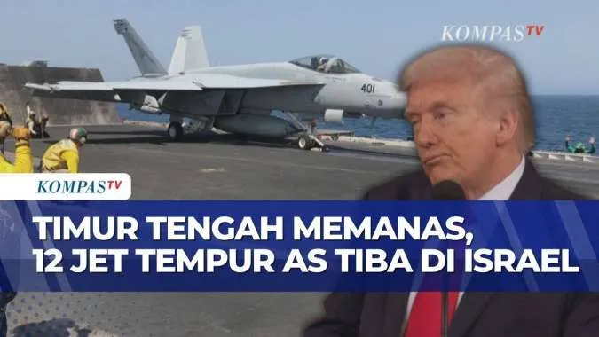 AS Kirim 12 Jet Tempur ke Israel, Siaga Hadapi Ancaman Iran