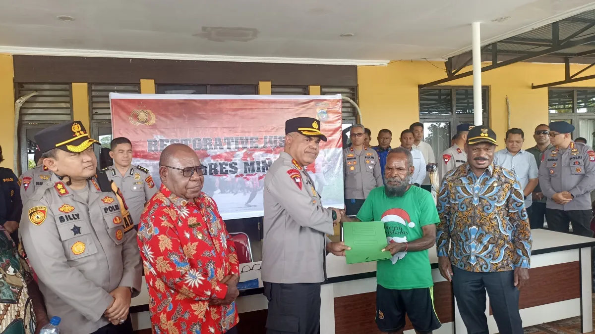 Pembebasan 11 Tersangka Konflik Kwamki Narama Melalui Restorative Justice