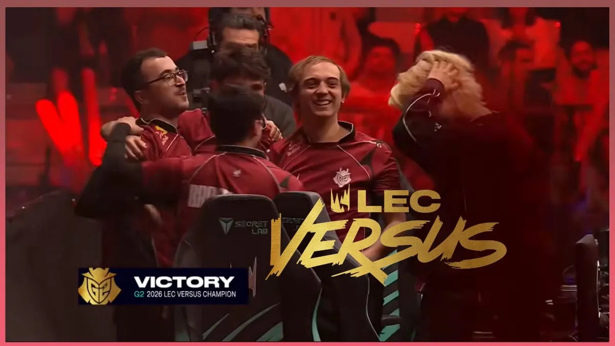 G2 Esports Raih Gelar LEC Versus 2026, Caps Terpilih sebagai MVP