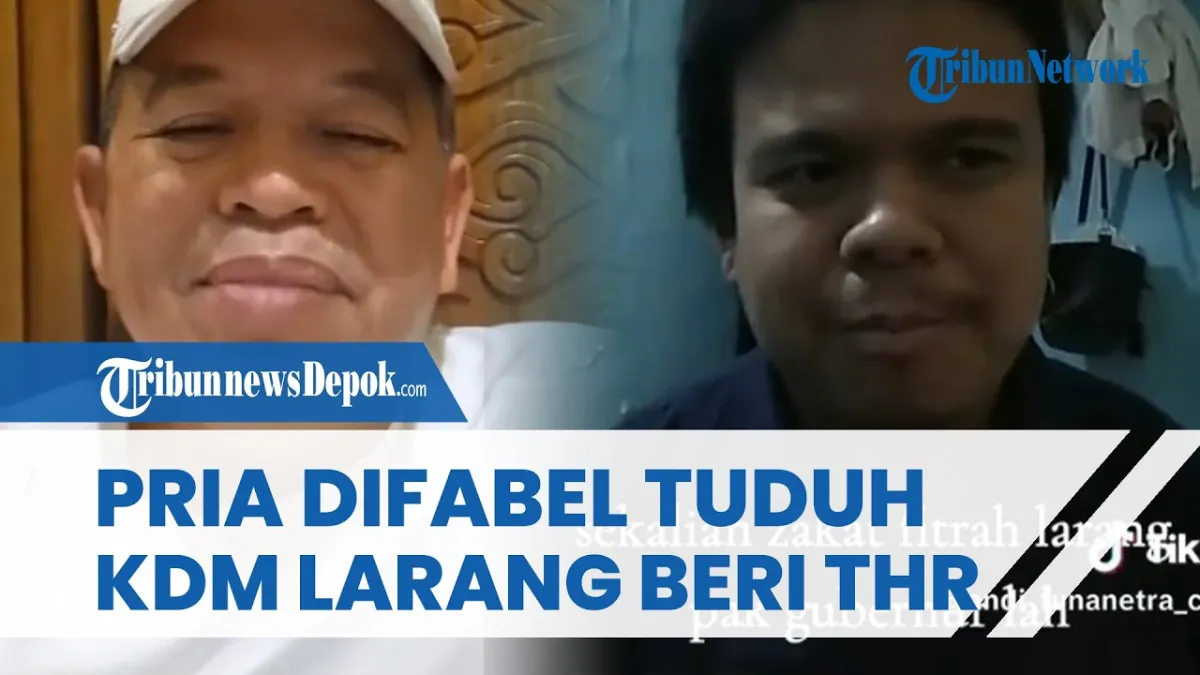 Dedi Mulyadi Klarifikasi Tuduhan Larangan THR oleh Pria Difabel dari Cimahi