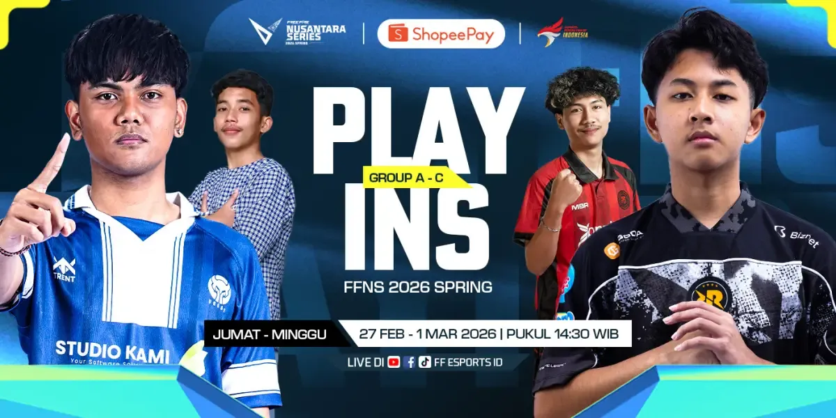 36 Tim Bertarung di Play-ins FFNS 2026 Spring Menuju Grand Finals Palembang