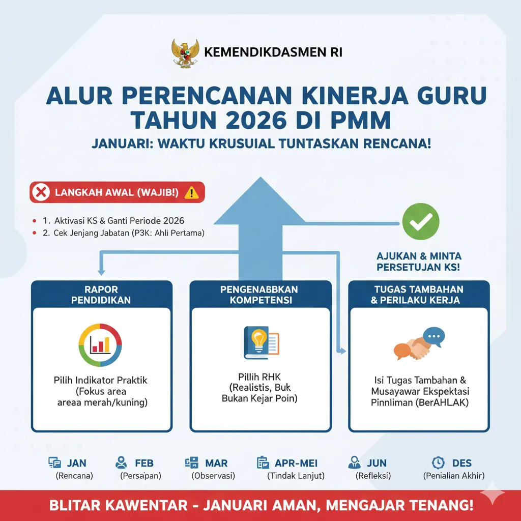 Panduan Perencanaan Kinerja Guru 2026: Langkah Efektif untuk Penyusunan RHK dan Penetapan Jenjang P3K