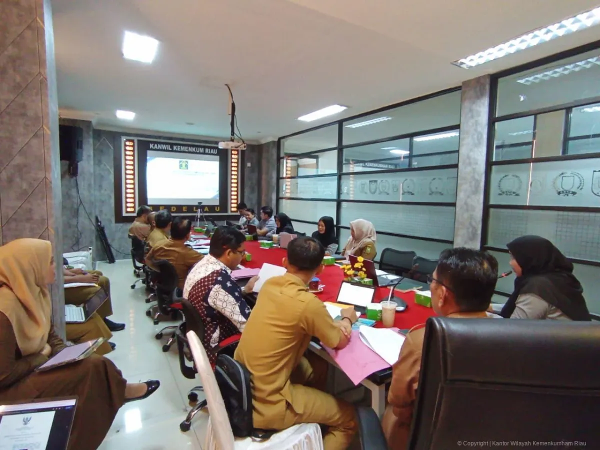 Kemenkumham Riau Lakukan Uji Kelayakan Lima Regulasi Baru di Rokan Hulu