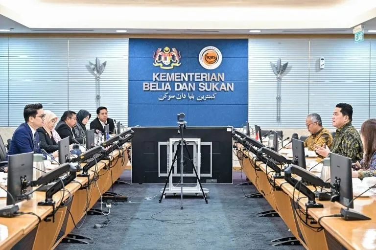Erick Thohir dan Malaysia Bahas Persiapan SEA Games 2027