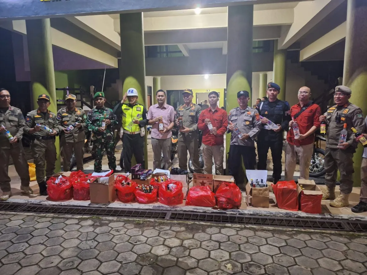 Polres Berau Gelar Razia Miras Selama Ramadan 2026