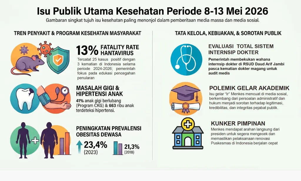 Sorotan Isu Kesehatan Utama: Hantavirus, Obesitas, dan Program Kesehatan Anak