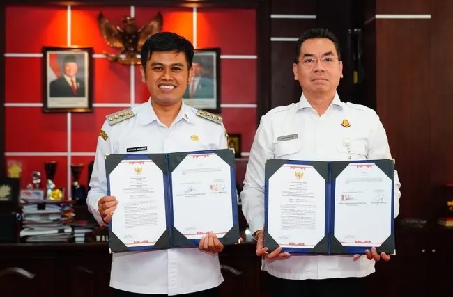Wali Kota dan Kajari Blitar Teken PKS untuk Pengawalan Hukum Pembangunan Daerah