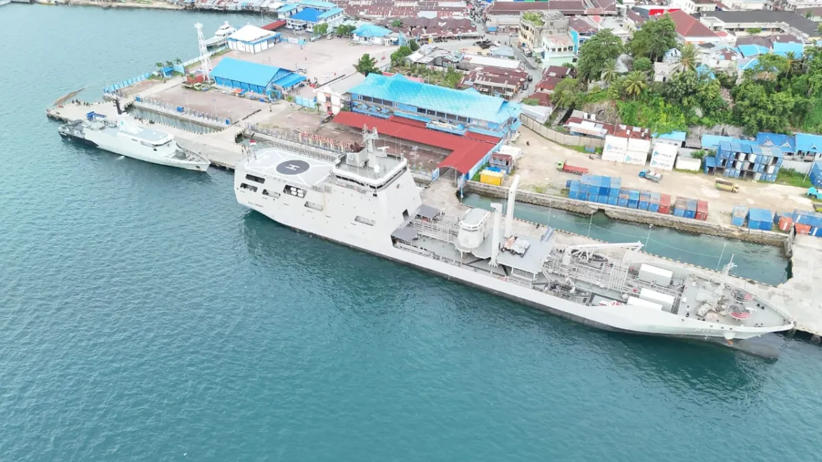 Dua Kapal Perang Karya Anak Bangsa Perkuat Keamanan Laut di Tual