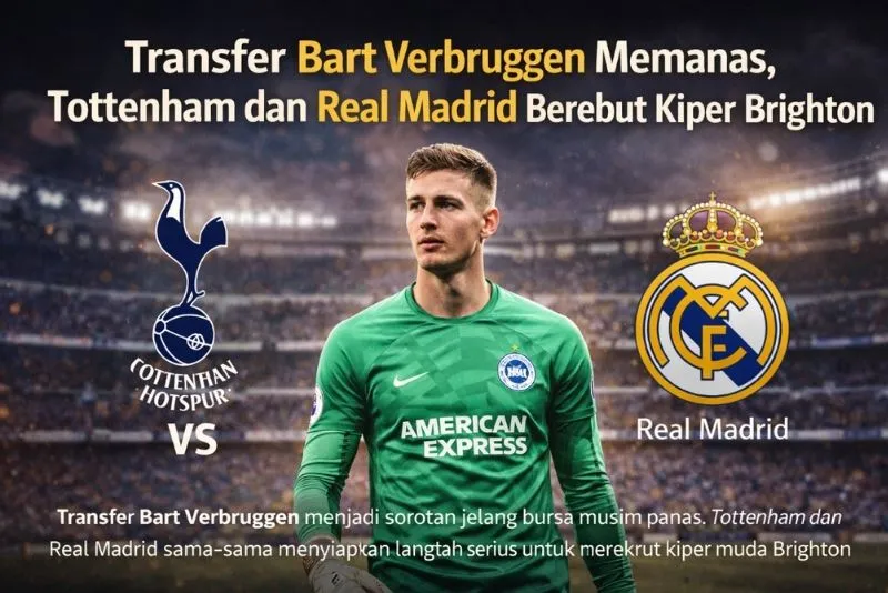 Persaingan Tottenham dan Real Madrid untuk Bart Verbruggen Memanas