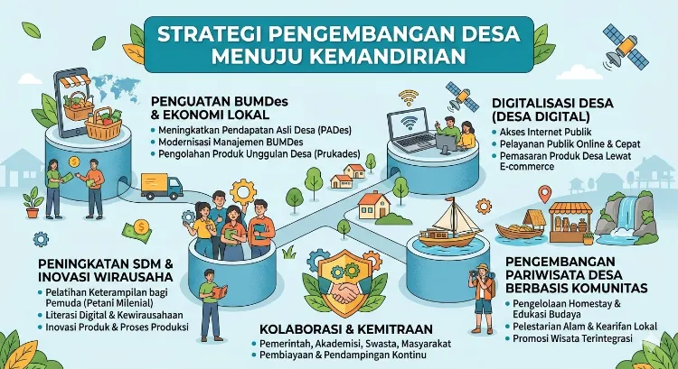 Inovasi Digital: Mendorong Pengembangan Ekonomi Desa di Era Modern