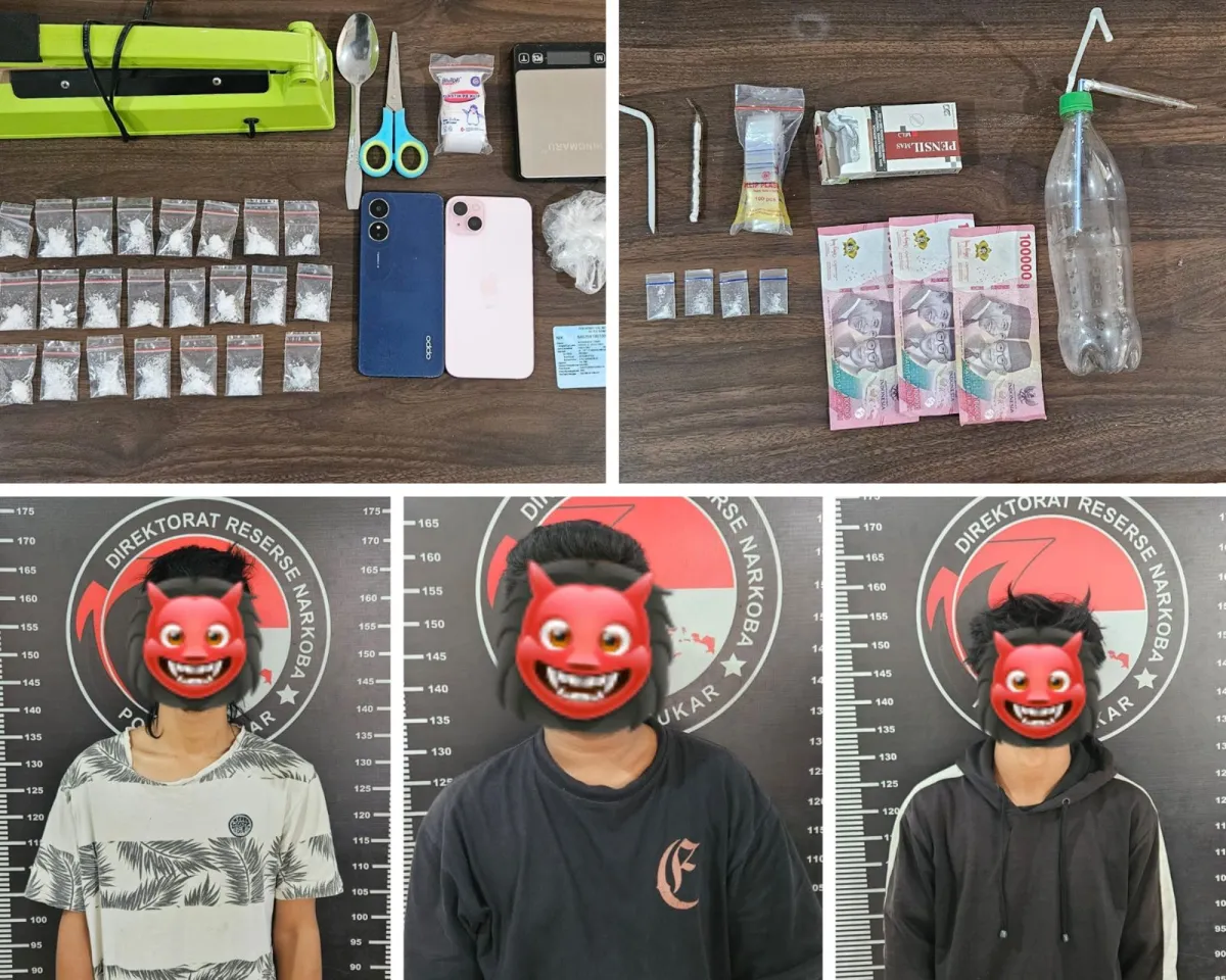 Pengungkapan Jaringan Peredaran Sabu di Sangasanga oleh Satresnarkoba Kukar