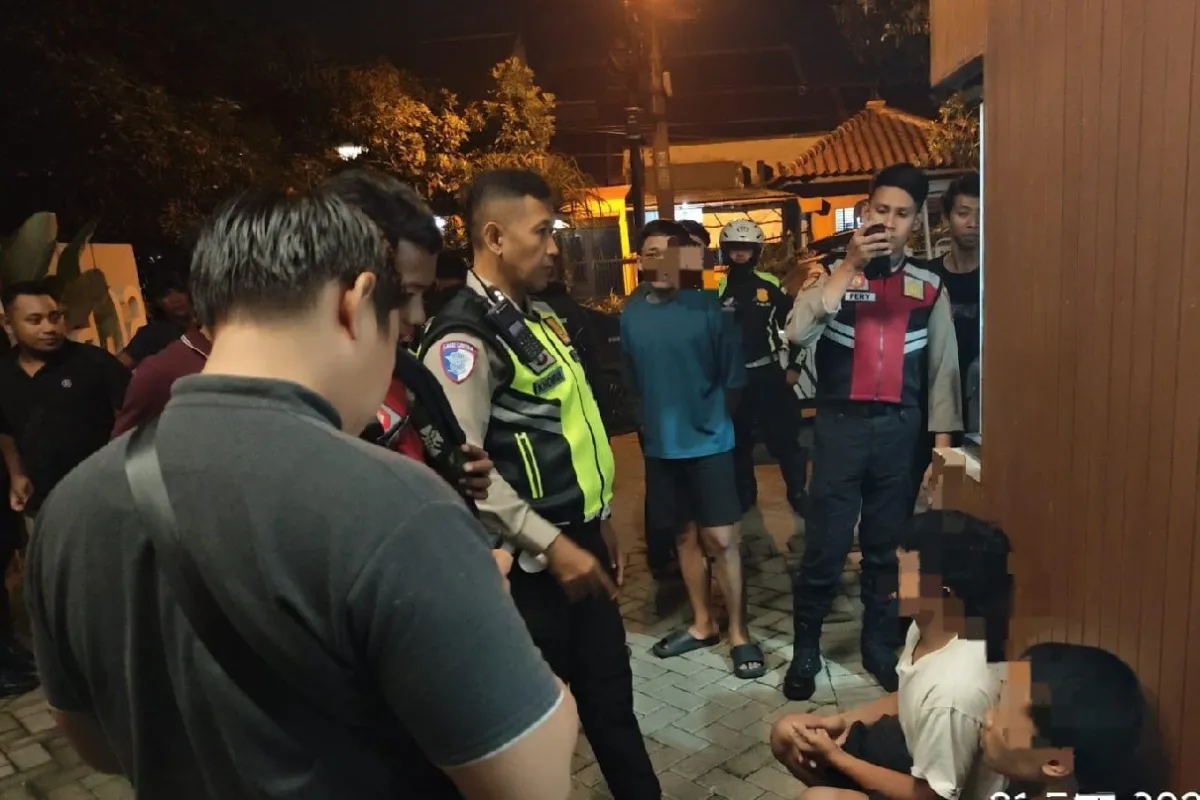 Polisi Amankan Provokator Perang Sarung di Mojokerto