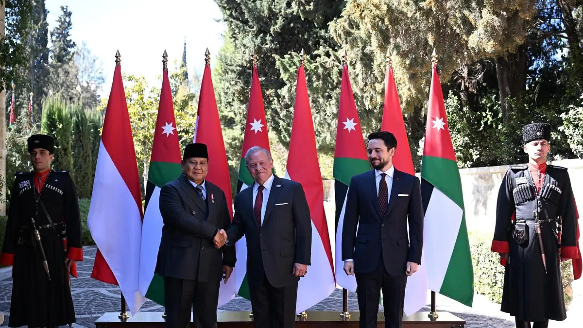 Prabowo Tekankan Kerja Sama Indonesia-Yordania untuk Krisis Kemanusiaan di Palestina