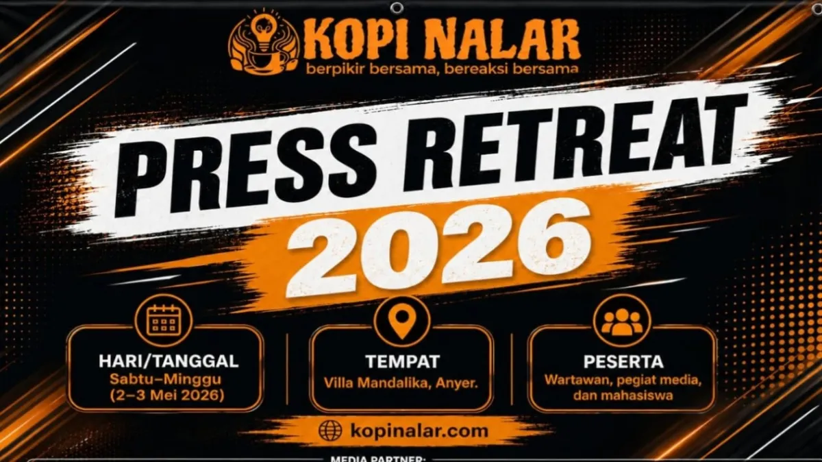 Kopi Nalar Akan Bahas Jurnalisme Investigasi dan Uji Integritas Wartawan di Press Retreat 2026