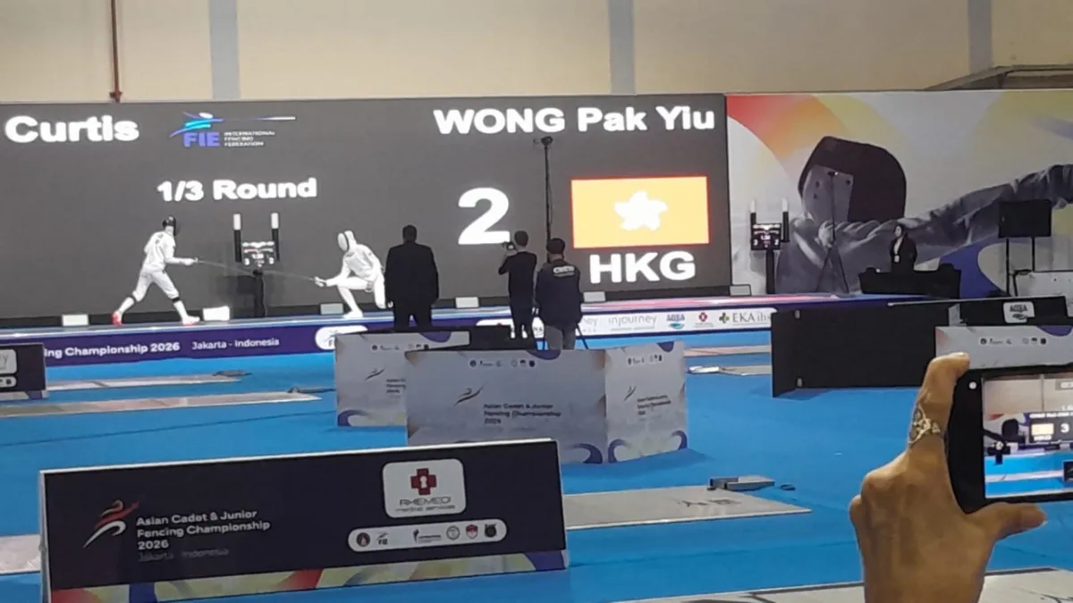 Hong Kong Kuasai Klasemen Sementara Anggar Kadet dan Junior Asia 2026