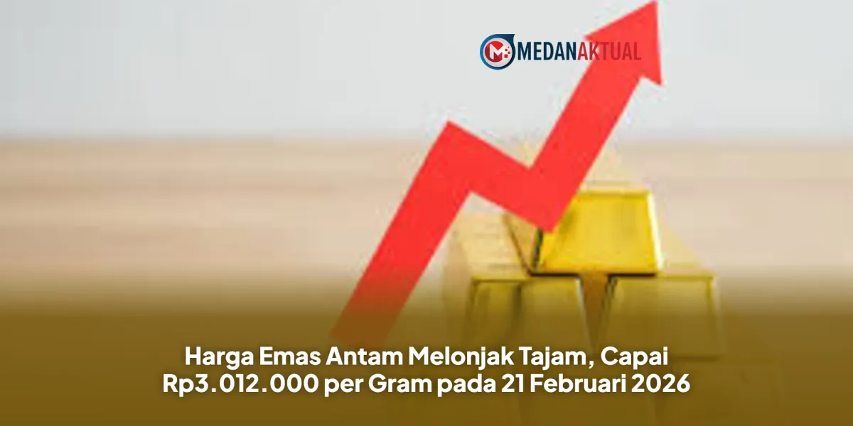Harga Emas Antam Mencapai Rp3.012.000 per Gram pada 21 Februari 2026