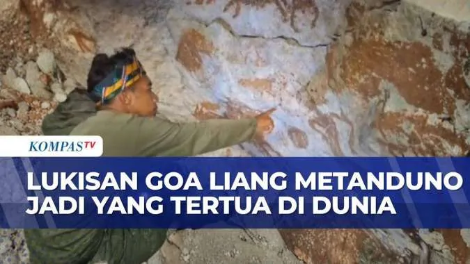 Lukisan Goa Liang Metanduno di Muna Dinobatkan Sebagai yang Tertua di Dunia