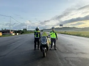 Patroli Blue Light Satlantas Gorontalo Utara Cegah Balap Liar Jelang Ramadhan