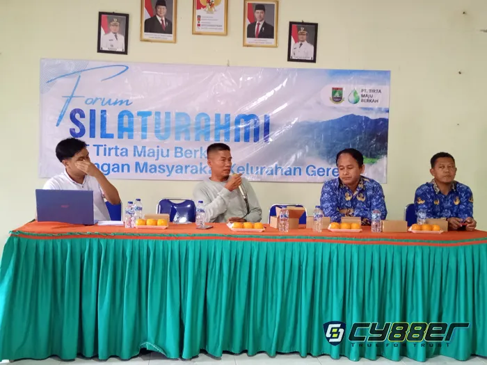 Forum Silaturahmi PT Tirta Maju Berkah dan Warga Kelurahan Gerem Bahas Dampak Pasca Tambang