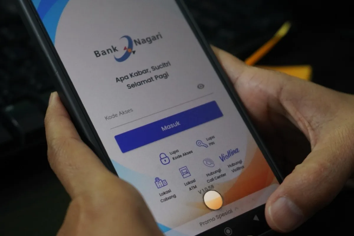 Pertumbuhan Layanan Digital Bank Nagari Capai 57% di 2025