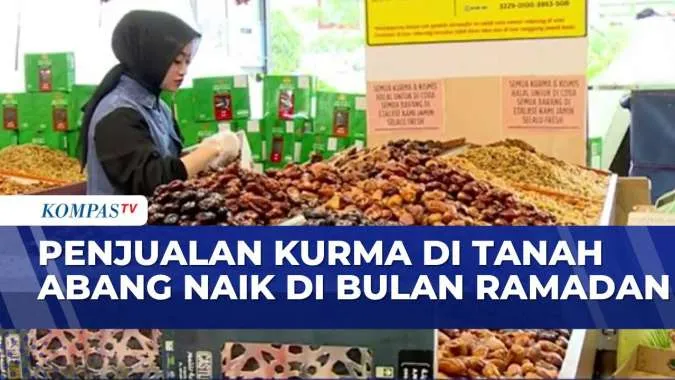 Penjualan Kurma Melonjak di Tanah Abang Selama Ramadan