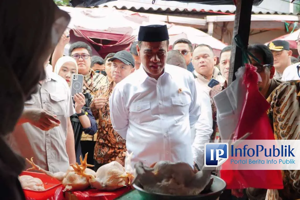 Mentan Sidak Pasar untuk Tindak Kenaikan Harga Pangan Menjelang Ramadan