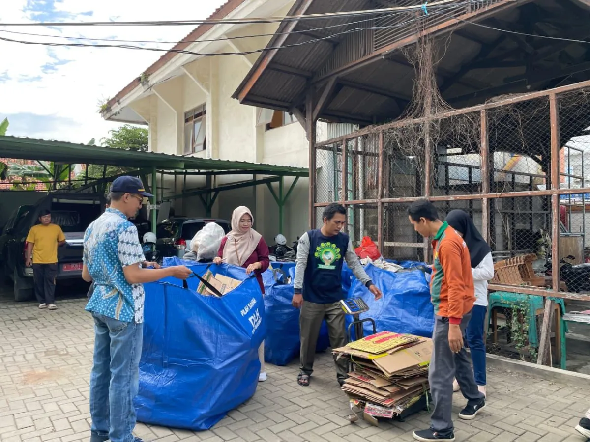 Rutan Pekalongan Setor 90 Kg Sampah Anorganik Dukung Ekonomi Sirkular