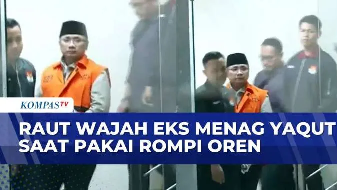 Yaqut Cholil Staquf Ditahan KPK, Kenakan Rompi Oranye Usai Diperiksa