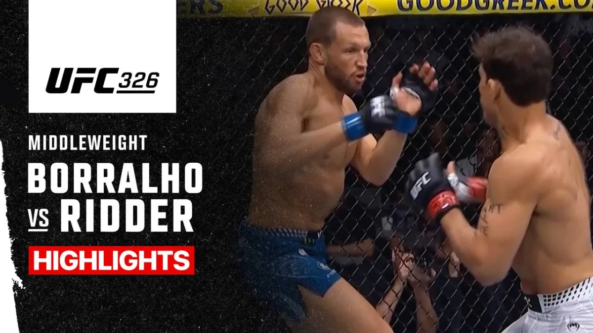 Caio Borralho Hadapi Reinier de Ridder di UFC 2026