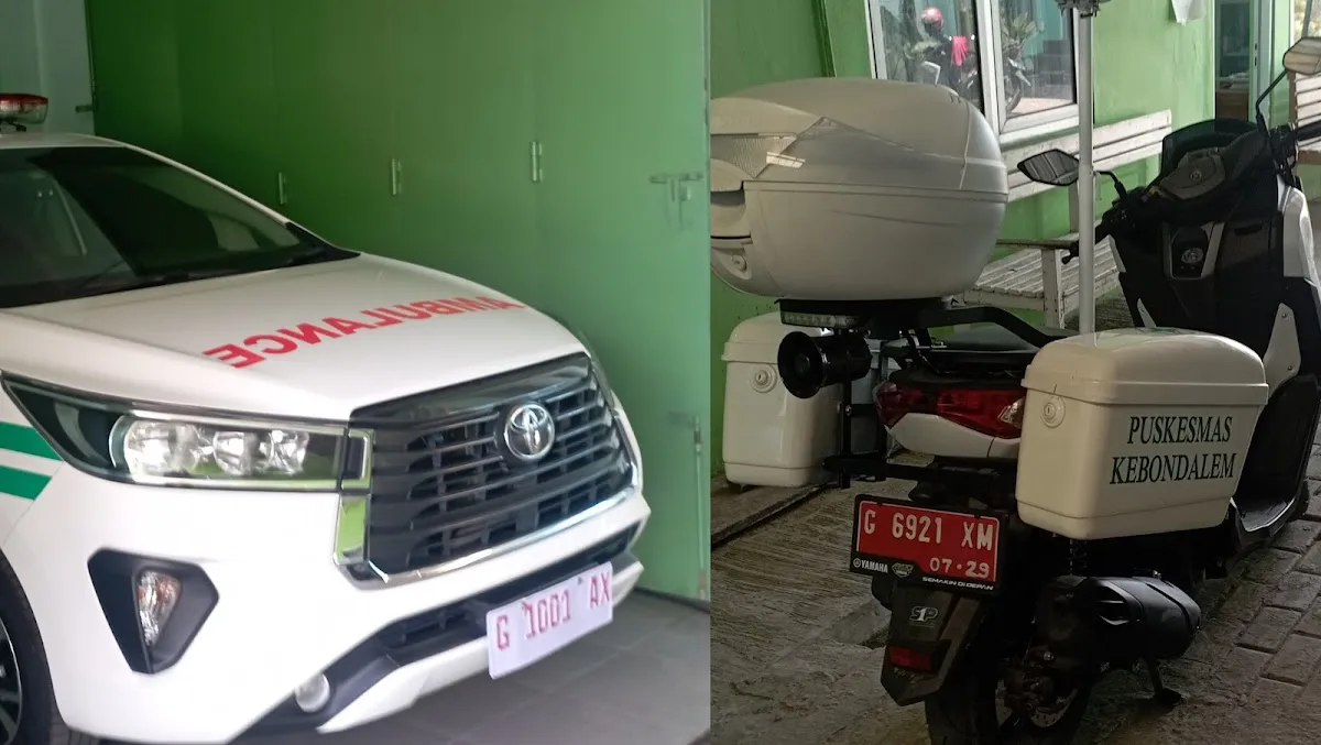 Perawatan Kendaraan Puskesmas Kebondalem: Dua Motor dan Satu Mobil Puskesling Dalam Kondisi Baik
