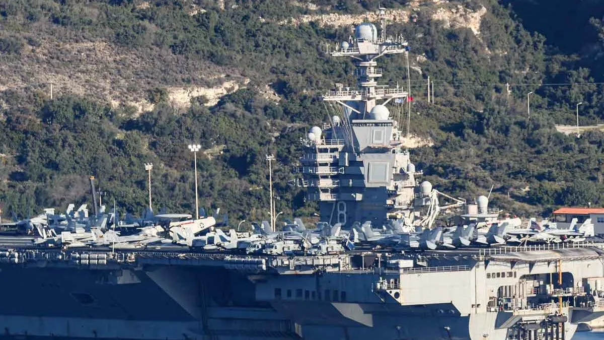 Kapal Induk USS Gerald R Ford Dekat Timur Tengah, Iran Peringatkan Konsekuensi