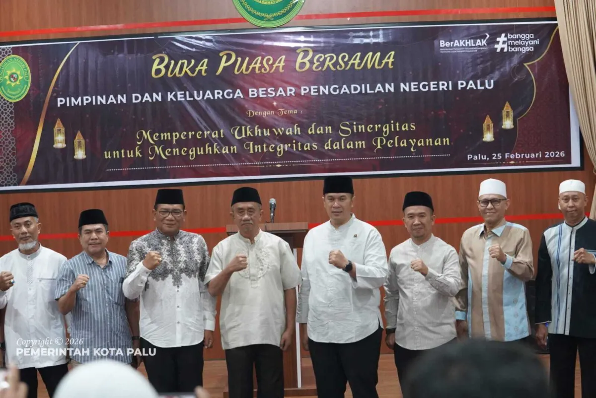 Buka Puasa Bersama, Pemkot Palu Perkuat Sinergi dengan Pengadilan Negeri