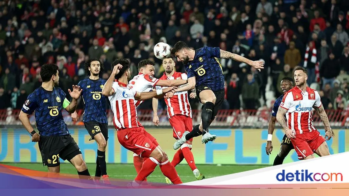 Lille Melaju ke 16 Besar Liga Europa Usai Kalahkan Crvena Zvezda