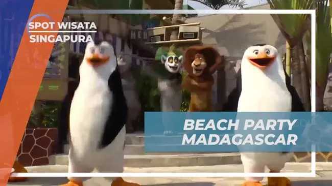 Keceriaan Anak-anak di Wahana Komedi Putar Madagaskar
