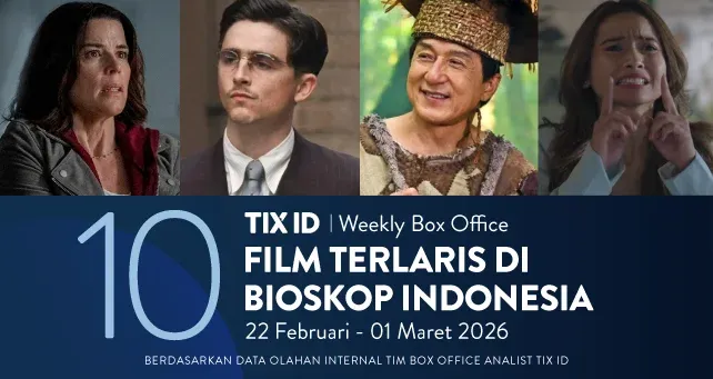 Daftar 10 Film Terlaris di TIX ID Box Office Minggu Ini